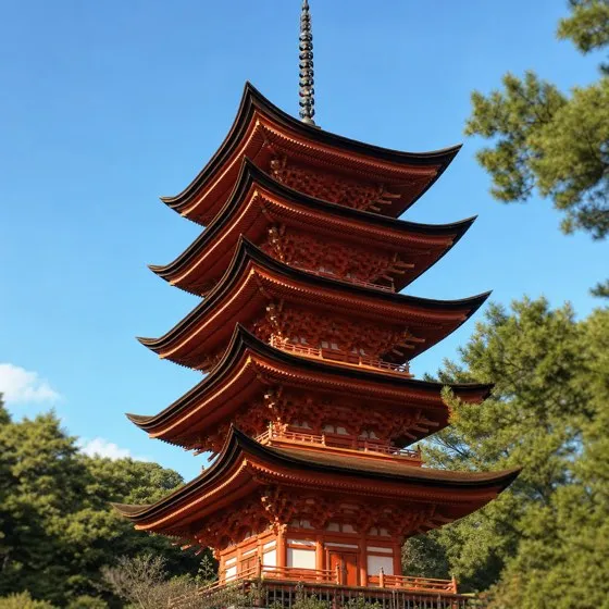 五重塔の発見カード